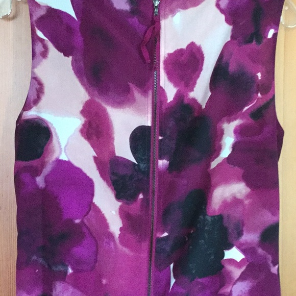 LOFT Dress with Vertical Ruffle, Size 6 - Picture 3 of 6